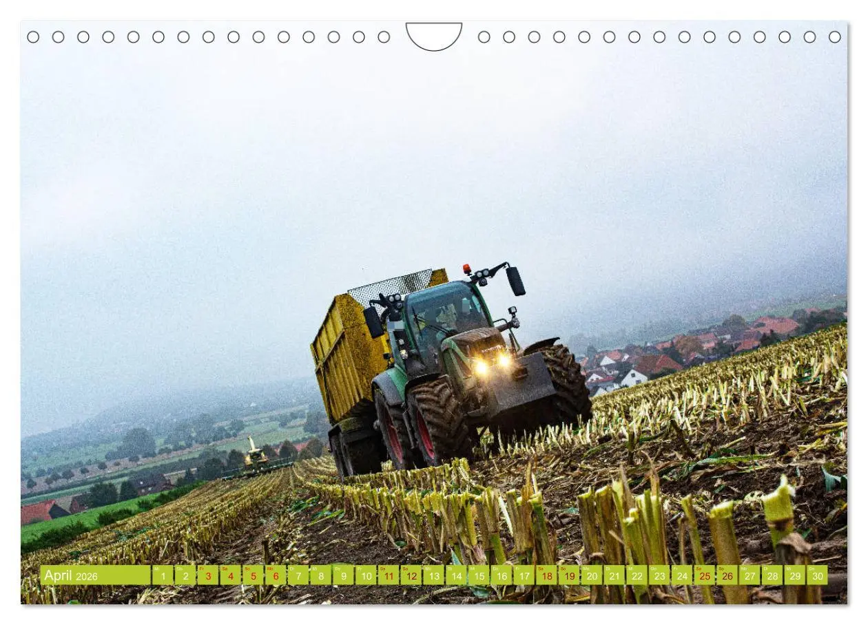 Bild: 9783457755976 | Landwirtschaft - Maisernte (Wandkalender 2026 DIN A4 quer),...