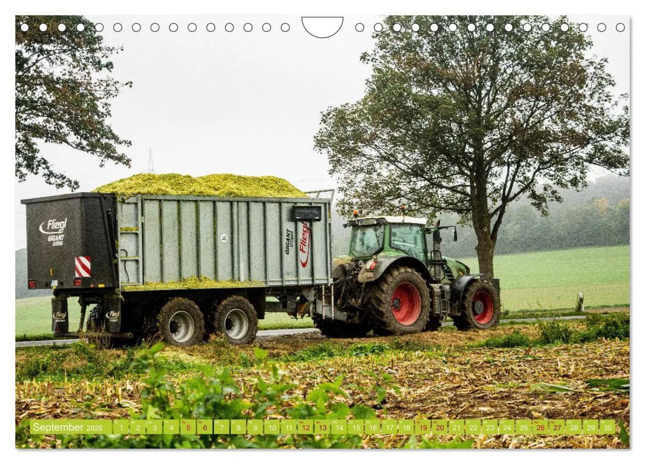 Bild: 9783457755976 | Landwirtschaft - Maisernte (Wandkalender 2026 DIN A4 quer),...