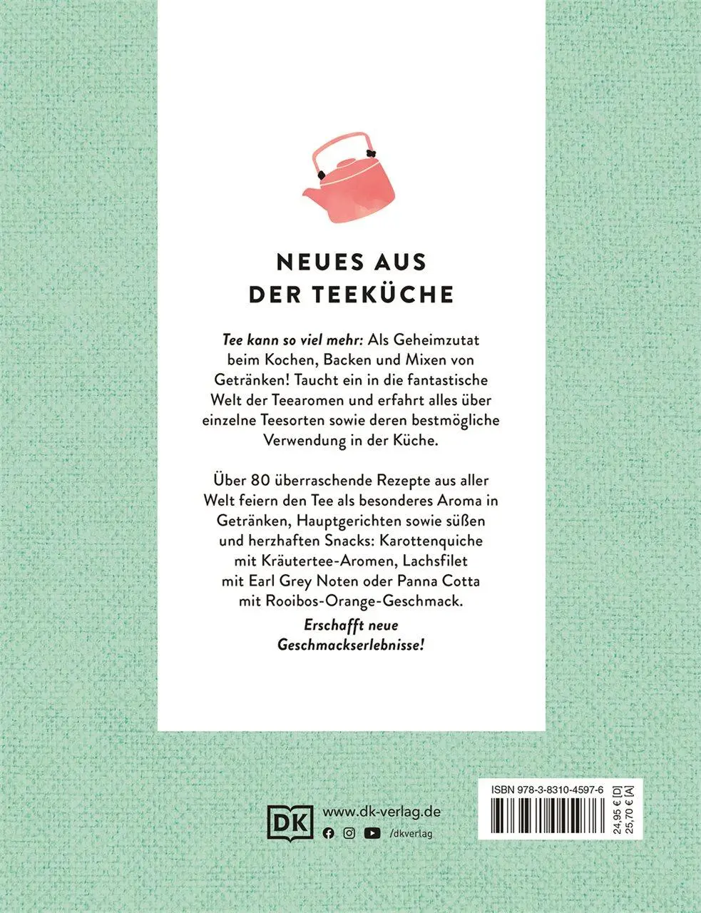 Rückseite: 9783831045976 | TASTY TEA | DK Verlag | Buch | 192 S. | Deutsch | 2022