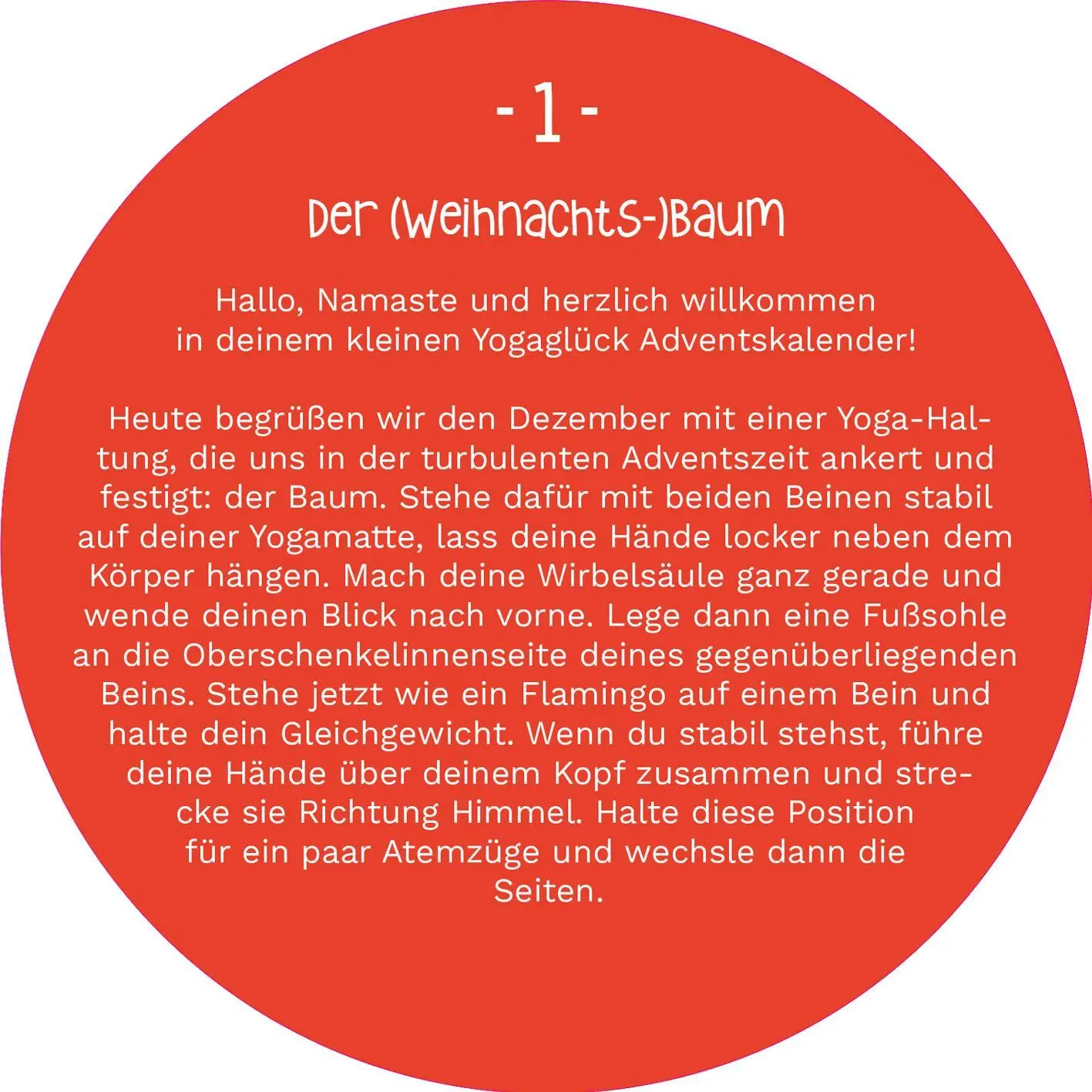 Bild: 9783845835976 | Adventskalender in der Dose. 24 Tage Yogaglück | Karolin Ohrnberger