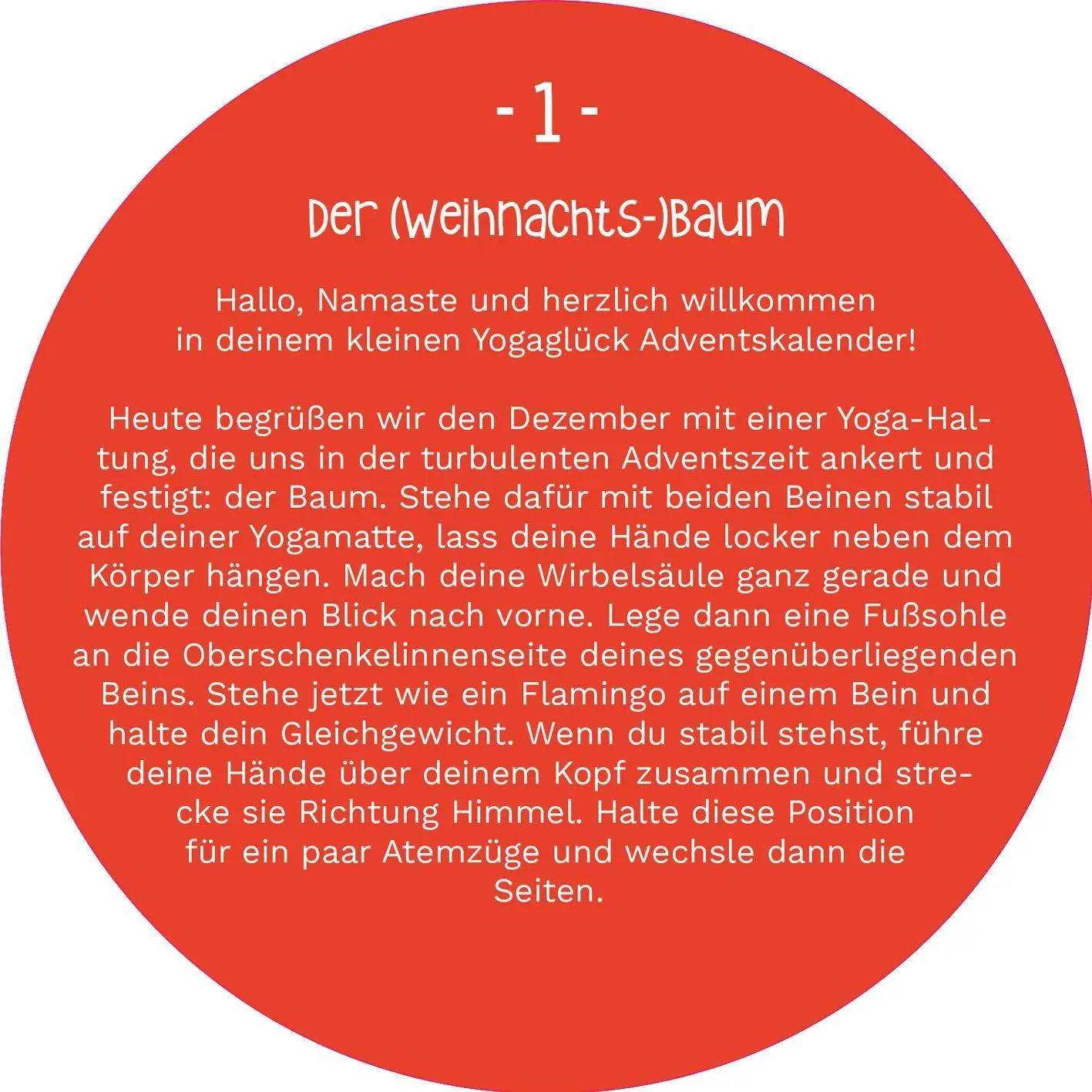 Bild: 9783845835976 | Adventskalender in der Dose. 24 Tage Yogaglück | Karolin Ohrnberger