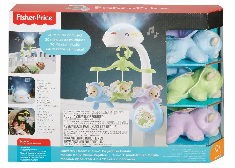 Cover: 887961046076 | Fisher-Price 3-in-1 Traumbärchen Mobile | Fensterkarton | CDN41 | 2019