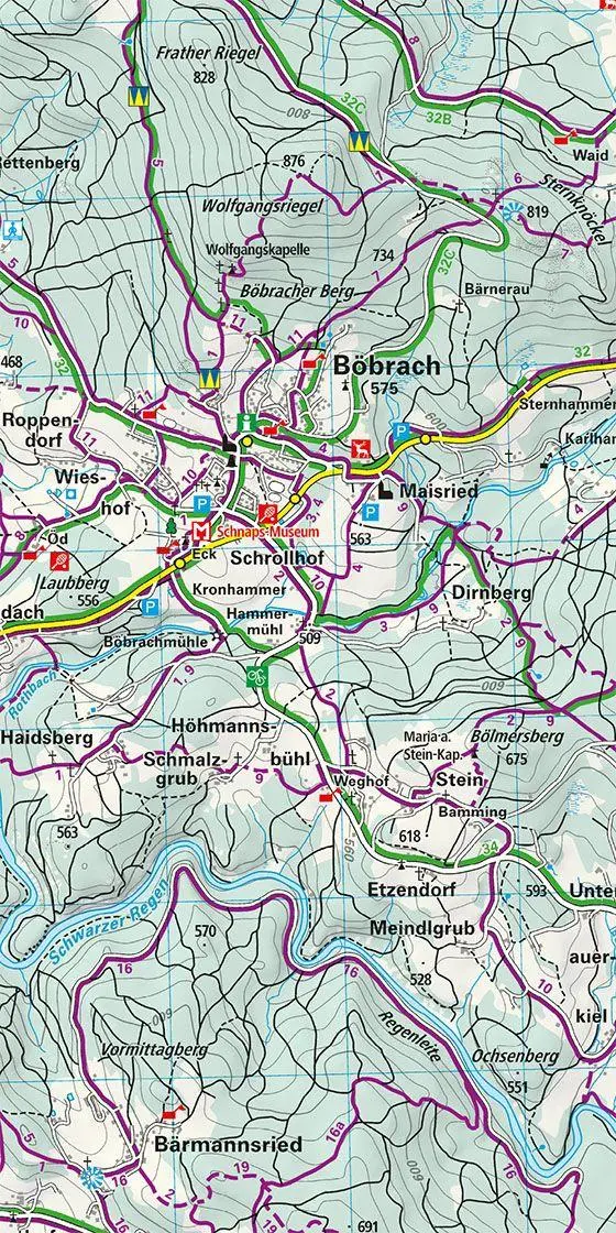 Bild: 9783259026076 | Kümmerly+Frey Outdoorkarte Deutschland 54 Nationalpark Bayerischer...