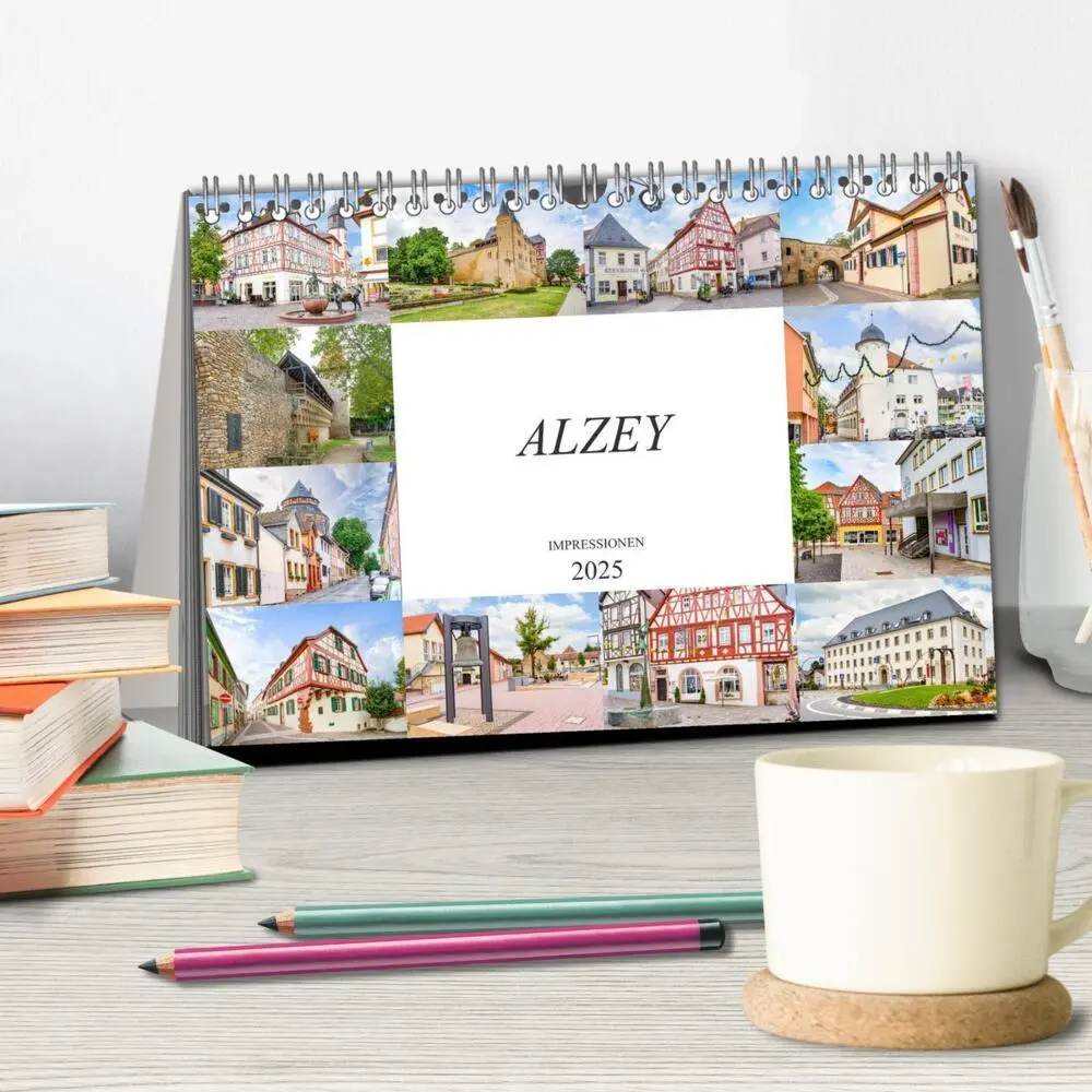 Bild: 9783435176076 | Alzey Impressionen (Tischkalender 2025 DIN A5 quer), CALVENDO...