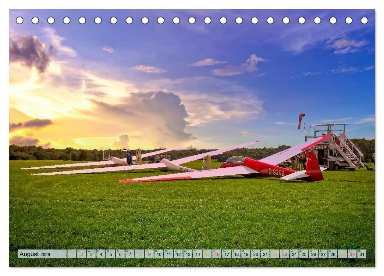 Bild: 9783457716076 | Segelflug, ein Stück Freiheit (Tischkalender 2026 DIN A5 quer),...