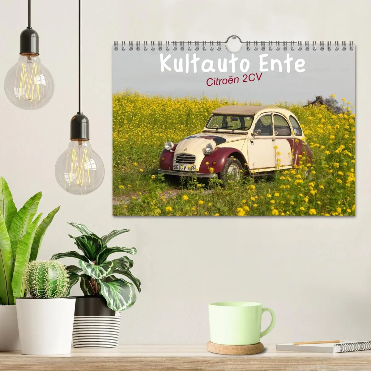 Bild: 9783516046076 | Kultauto Ente Citroën 2CV (Wandkalender 2026 DIN A4 quer), CALVENDO...