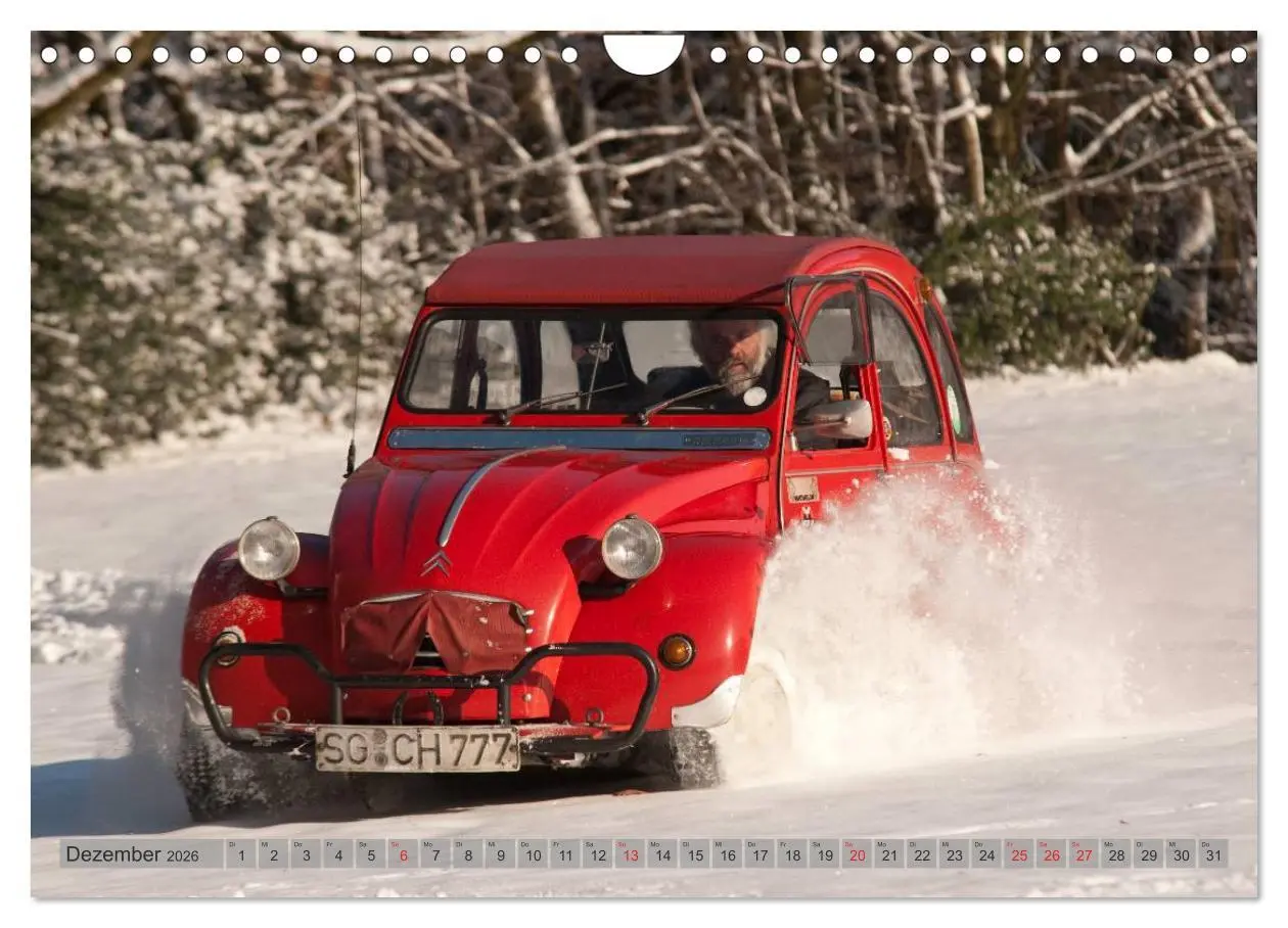 Bild: 9783516046076 | Kultauto Ente Citroën 2CV (Wandkalender 2026 DIN A4 quer), CALVENDO...