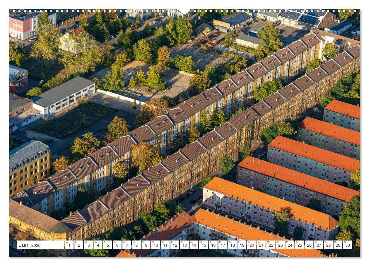 Bild: 9783516666076 | Halle an der Saale von oben (hochwertiger Premium Wandkalender 2026...