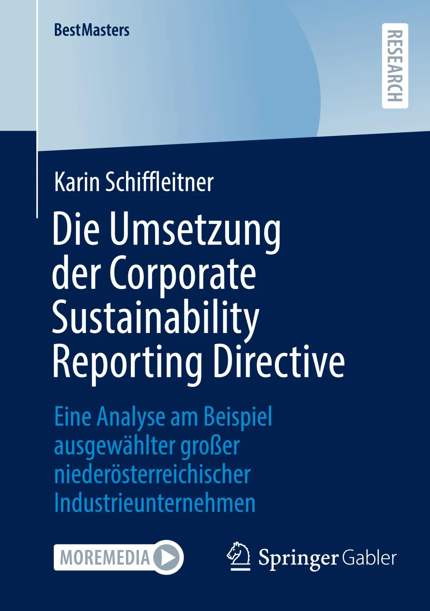 Cover: 9783658476076 | Die Umsetzung der Corporate Sustainability Reporting Directive | Buch