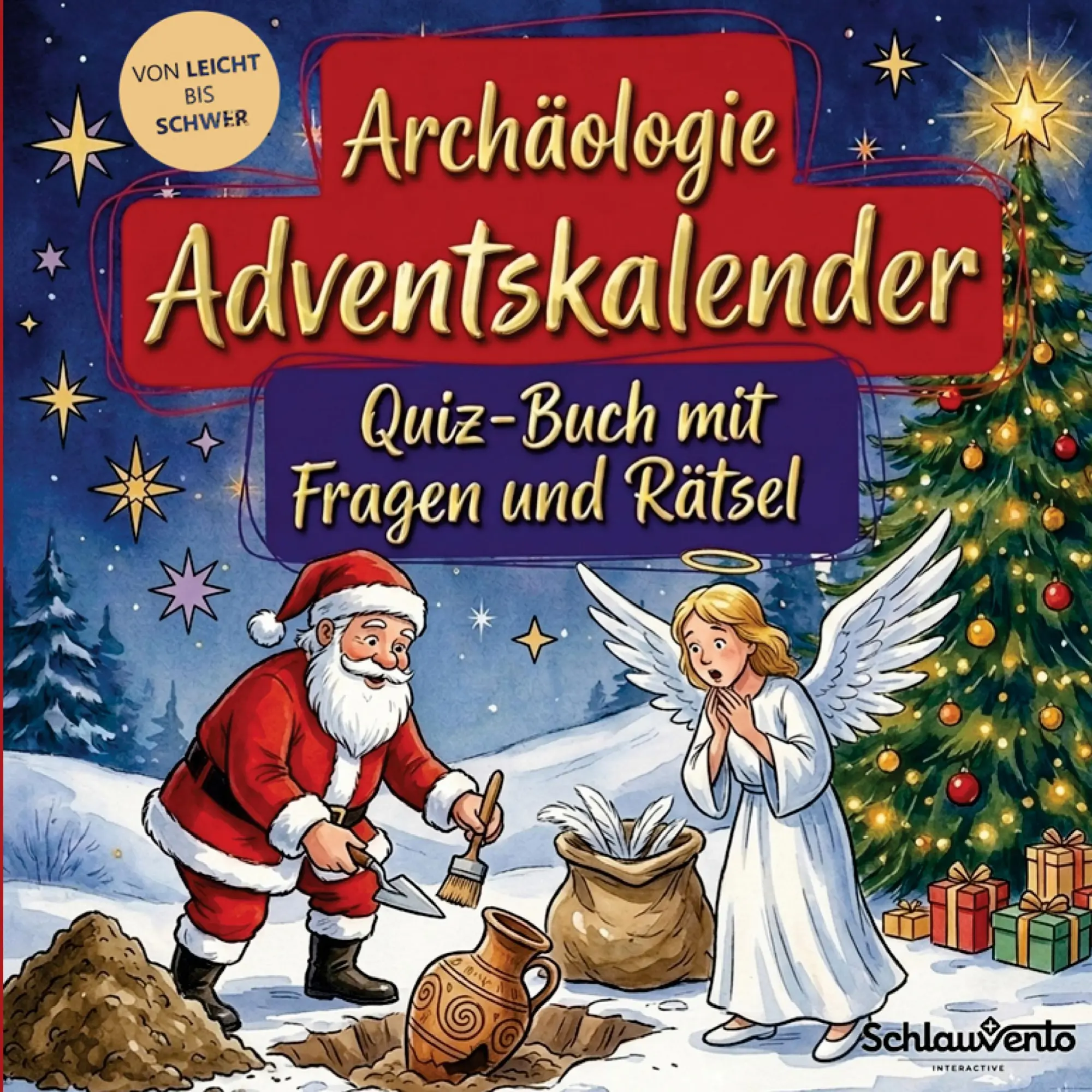 Cover: 9783693196076 | Archäologie-Adventskalender: Quiz-Buch mit Fragen und Rätsel | Buch