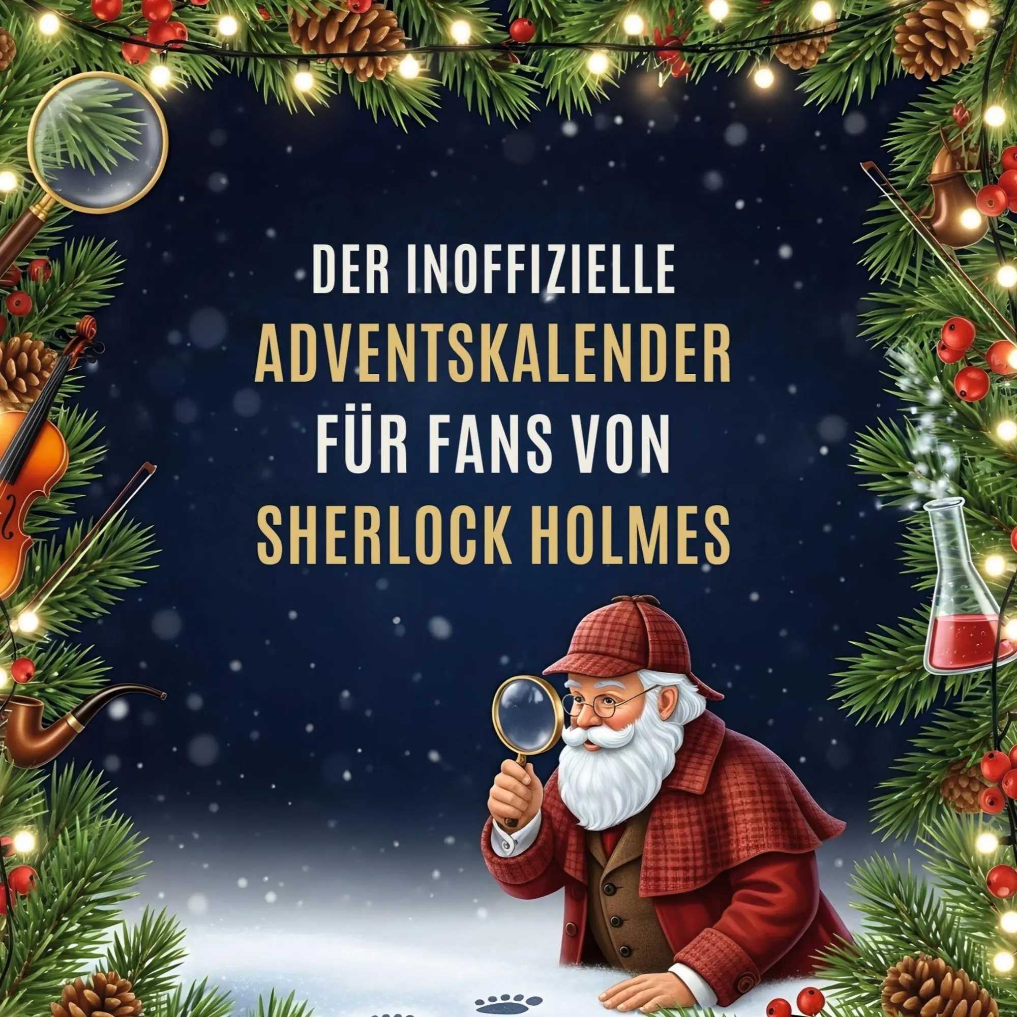Cover: 9783695316076 | Der inoffizielle Adventskalender für Fans von Sherlock Holmes | Keller