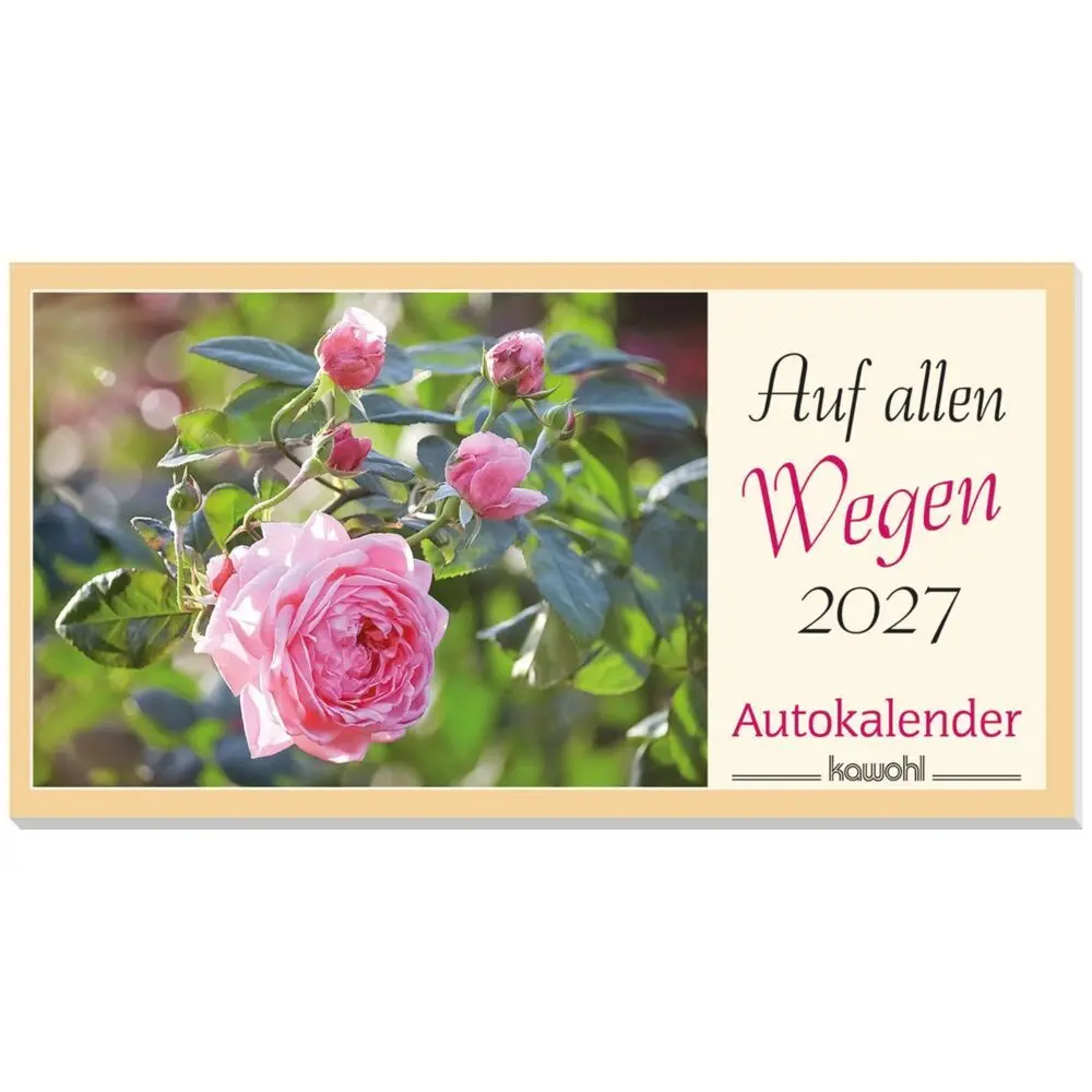 Cover: 9783754886076 | Auf allen Wegen 2027 | Autokalender mit Farbfotos und Bibelworten