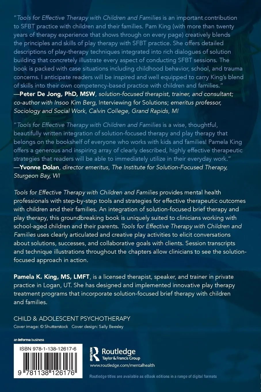 Rückseite: 9781138126176 | Tools for Effective Therapy with Children and Families | King | Buch