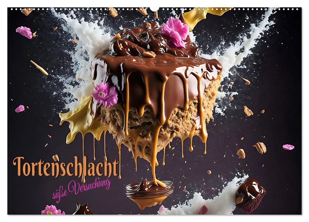 Cover: 9783457496176 | Tortenschlacht - süße Versuchung (Wandkalender 2026 DIN A2 quer),...