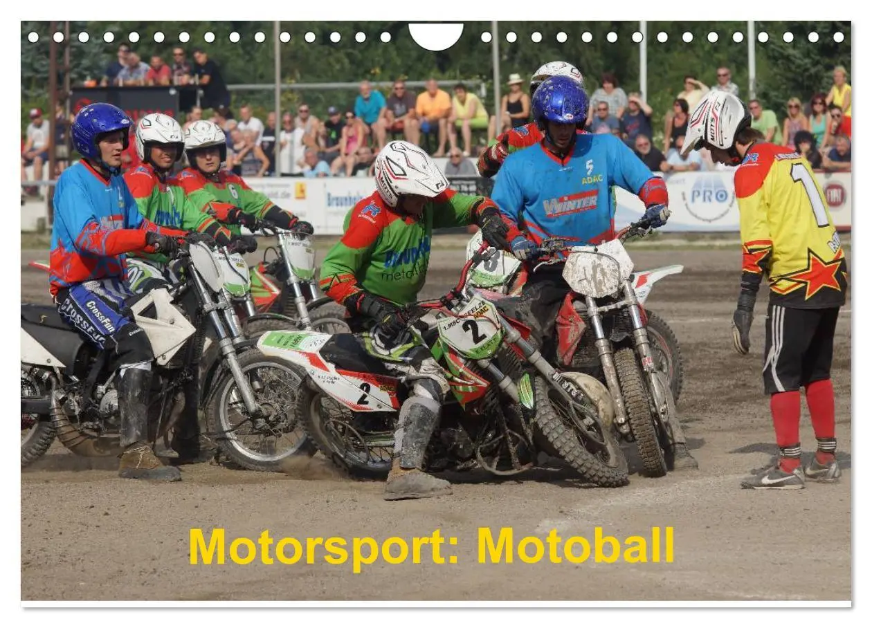 Cover: 9783516106176 | Motorsport: Motoball (Wandkalender 2026 DIN A4 quer), CALVENDO...