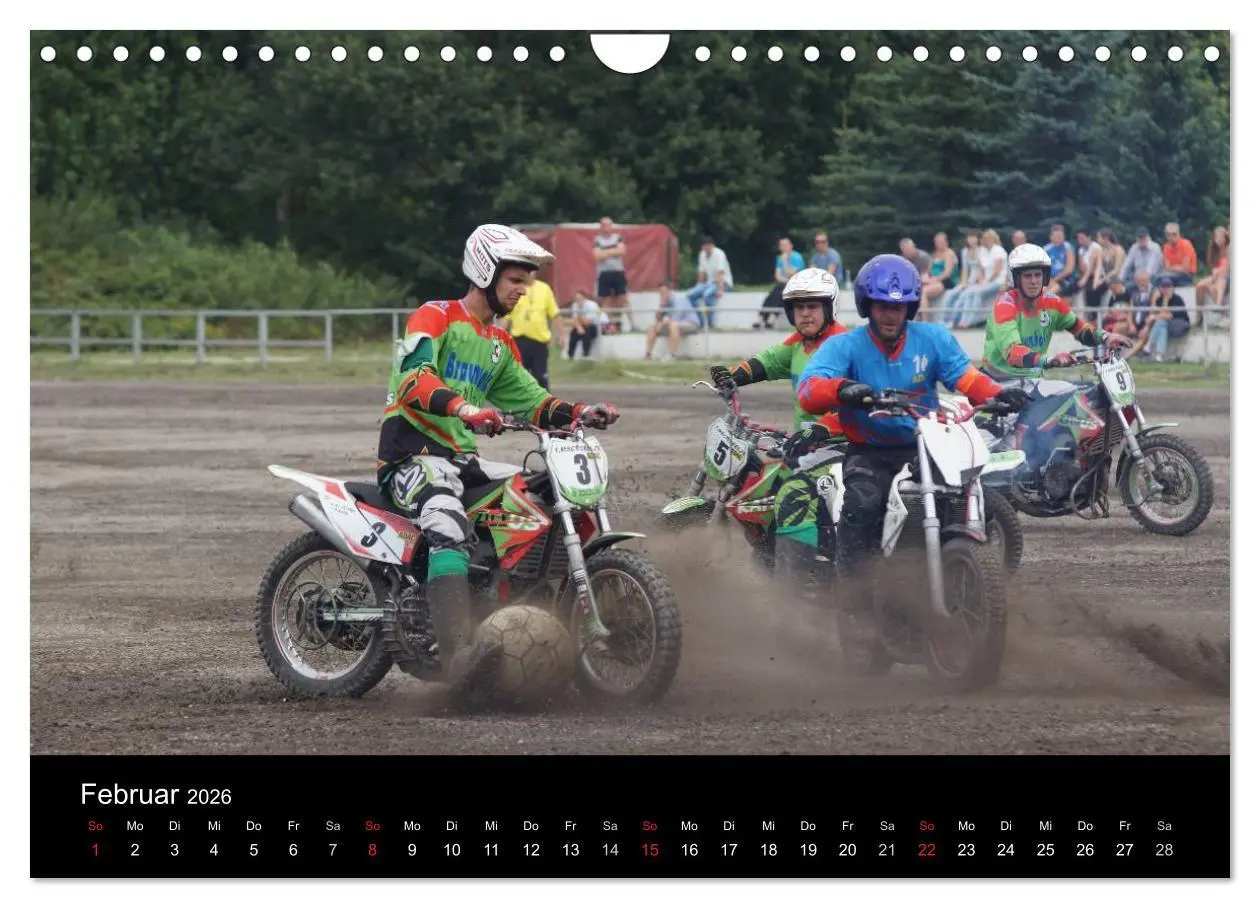 Bild: 9783516106176 | Motorsport: Motoball (Wandkalender 2026 DIN A4 quer), CALVENDO...