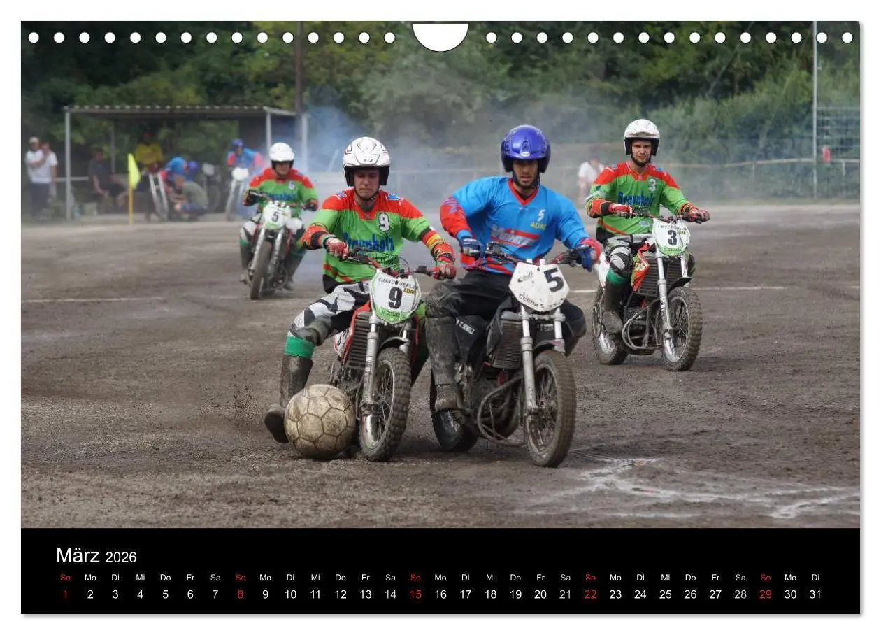 Bild: 9783516106176 | Motorsport: Motoball (Wandkalender 2026 DIN A4 quer), CALVENDO...