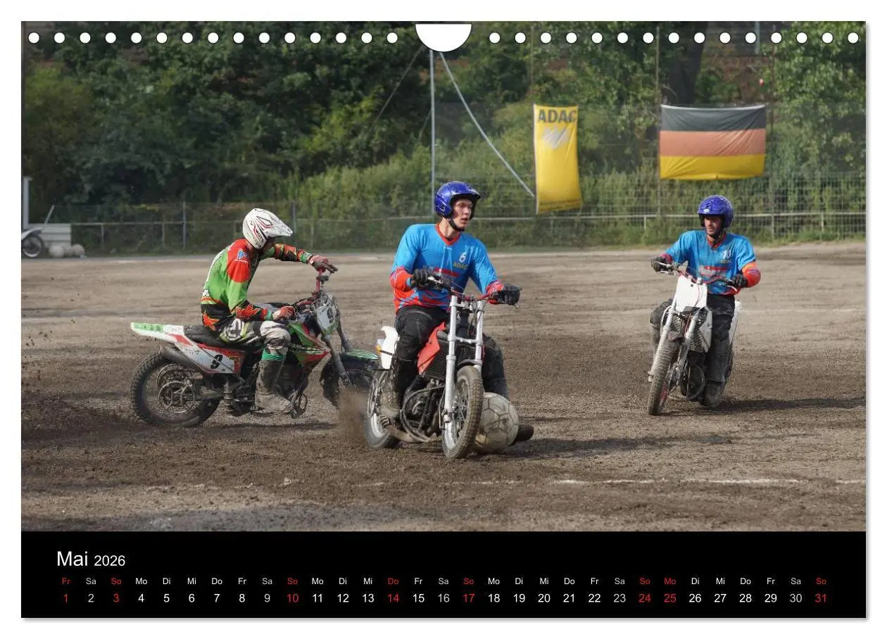 Bild: 9783516106176 | Motorsport: Motoball (Wandkalender 2026 DIN A4 quer), CALVENDO...