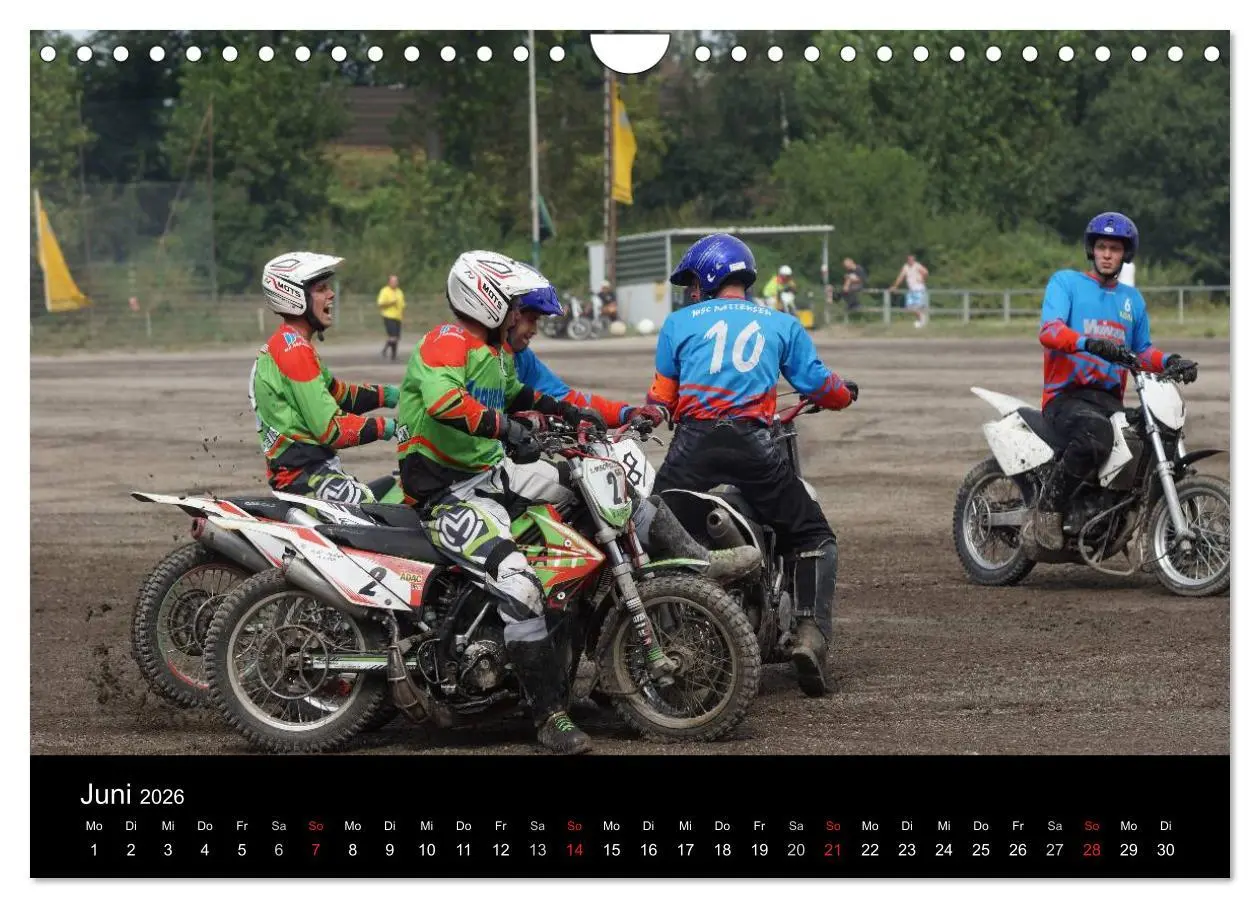 Bild: 9783516106176 | Motorsport: Motoball (Wandkalender 2026 DIN A4 quer), CALVENDO...