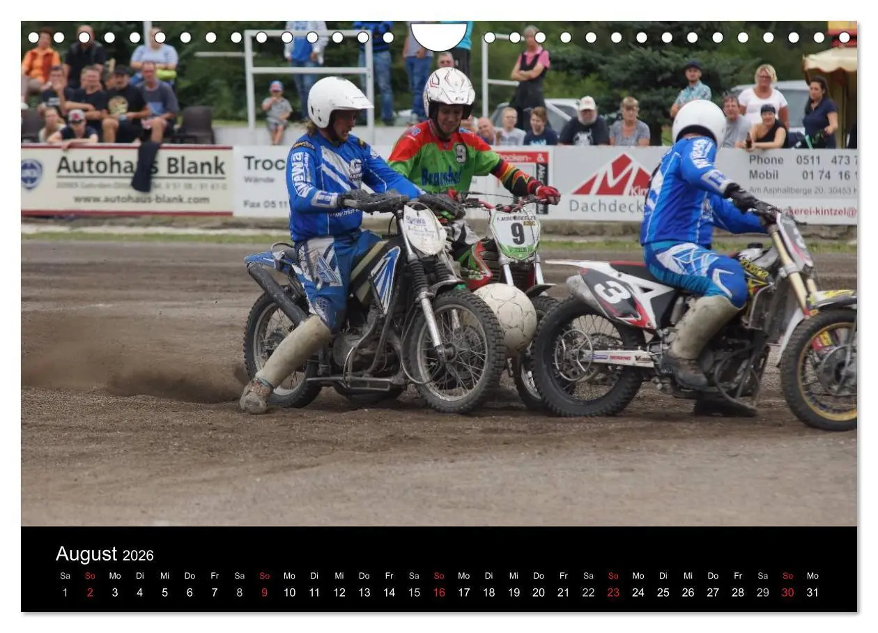 Bild: 9783516106176 | Motorsport: Motoball (Wandkalender 2026 DIN A4 quer), CALVENDO...