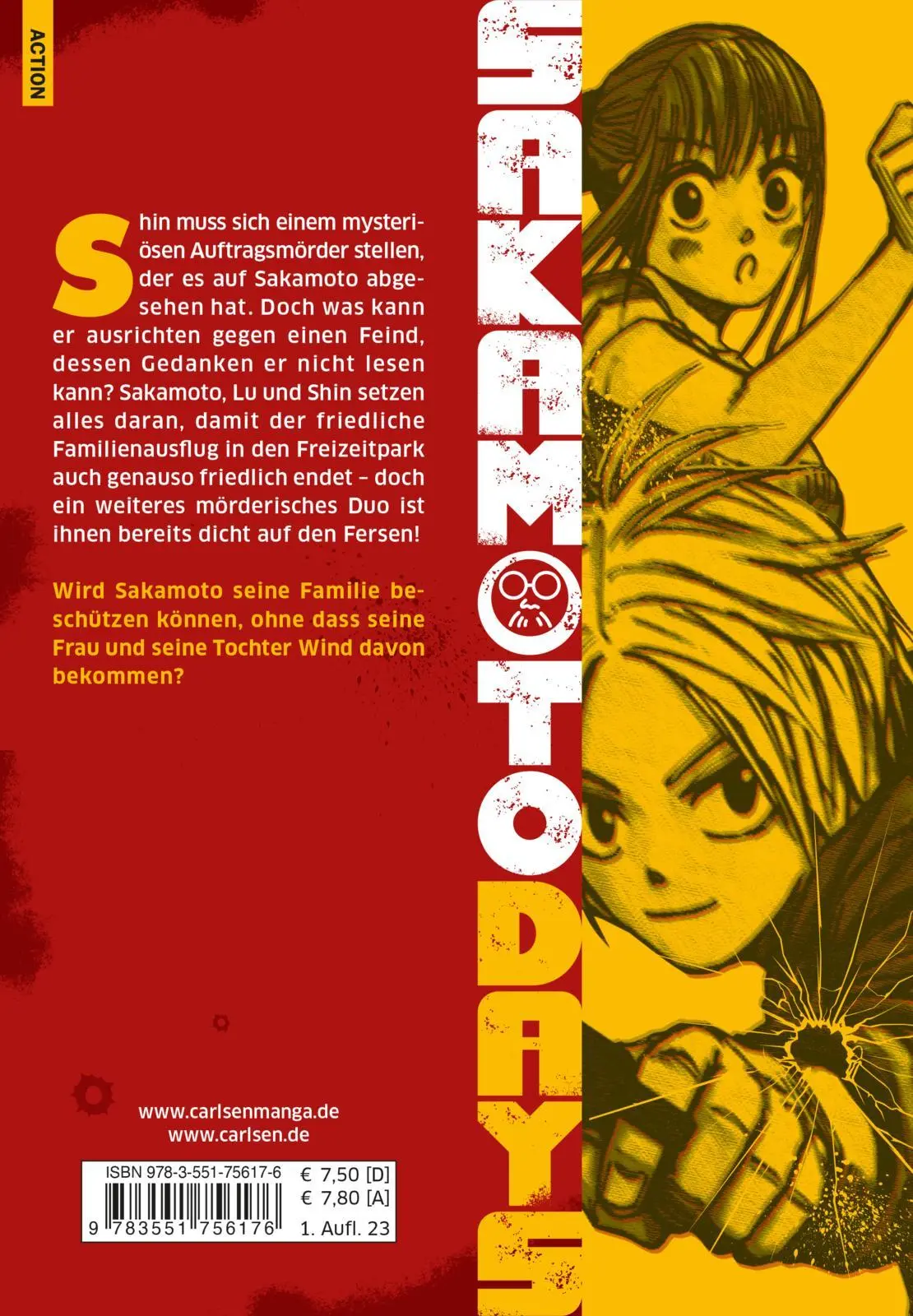 Rückseite: 9783551756176 | Sakamoto Days 2 | Yuto Suzuki | Taschenbuch | Sakamoto Days | 192 S.