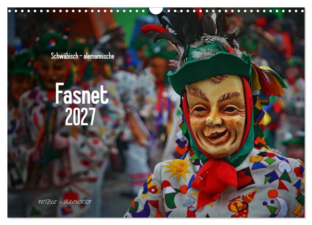 Cover: 9783569986176 | Schwäbisch alemannische Fasnet (Wandkalender 2027 DIN A3 quer),...
