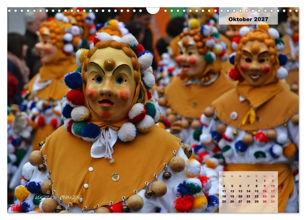 Bild: 9783569986176 | Schwäbisch alemannische Fasnet (Wandkalender 2027 DIN A3 quer),...