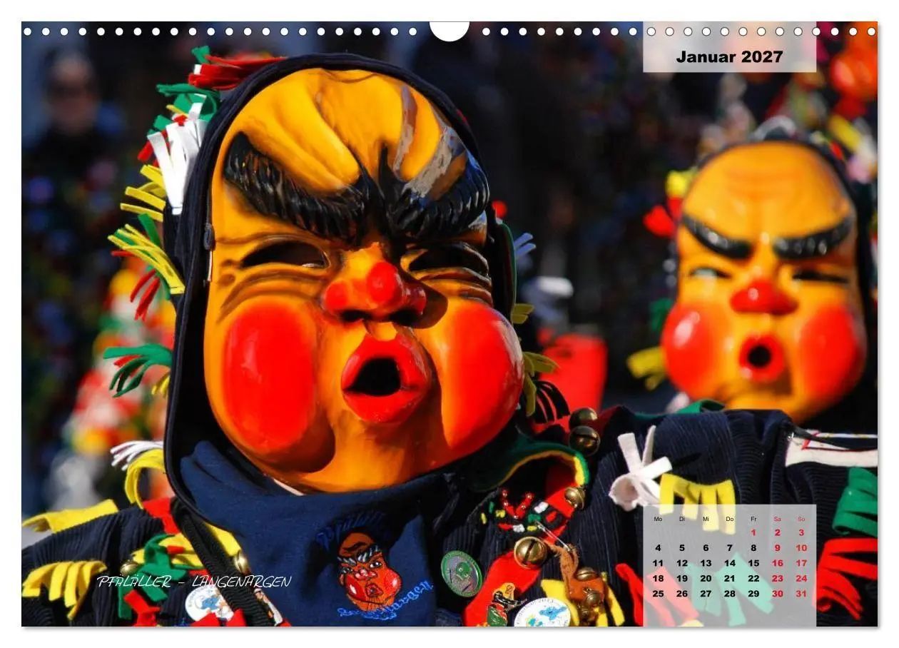 Bild: 9783569986176 | Schwäbisch alemannische Fasnet (Wandkalender 2027 DIN A3 quer),...