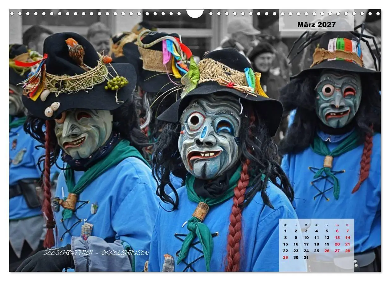 Bild: 9783569986176 | Schwäbisch alemannische Fasnet (Wandkalender 2027 DIN A3 quer),...