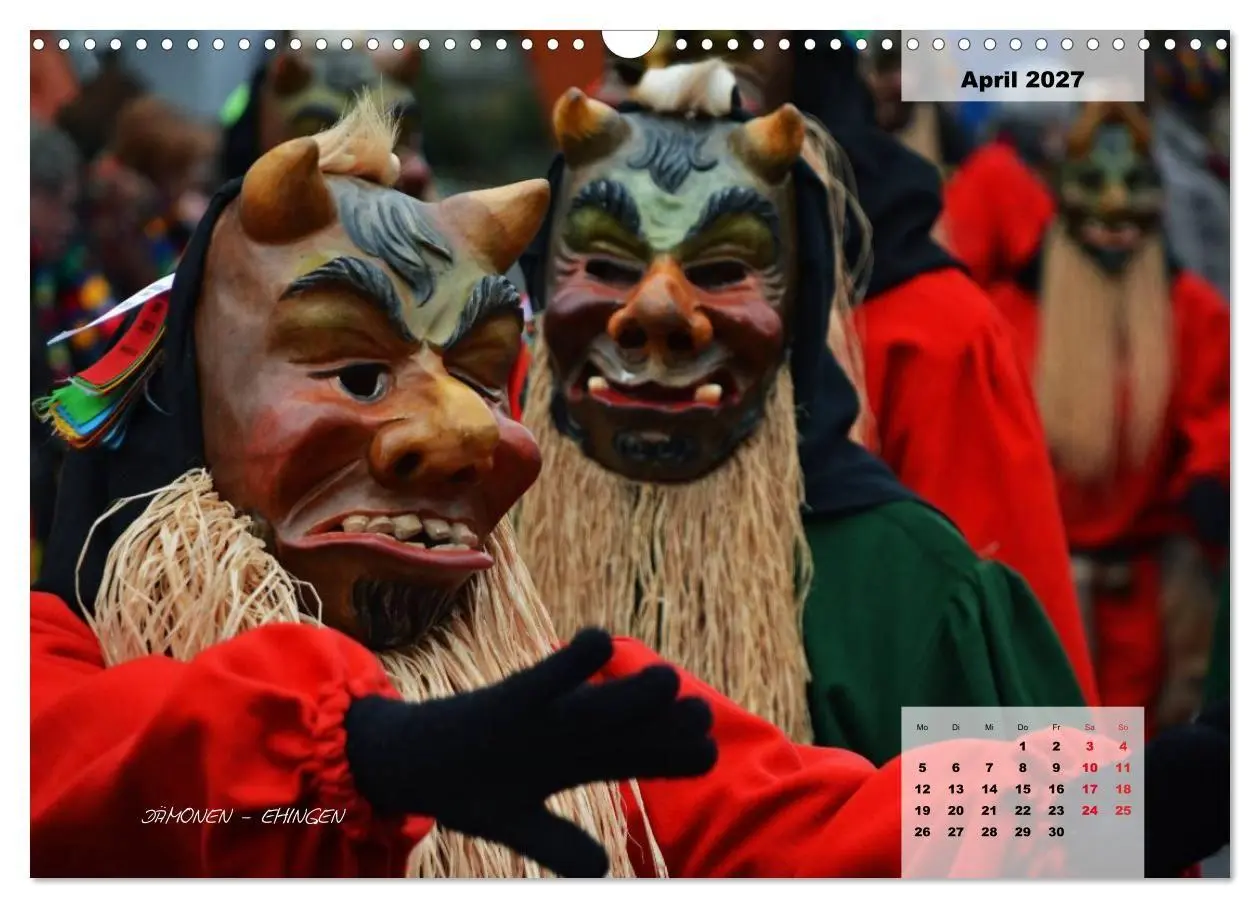 Bild: 9783569986176 | Schwäbisch alemannische Fasnet (Wandkalender 2027 DIN A3 quer),...