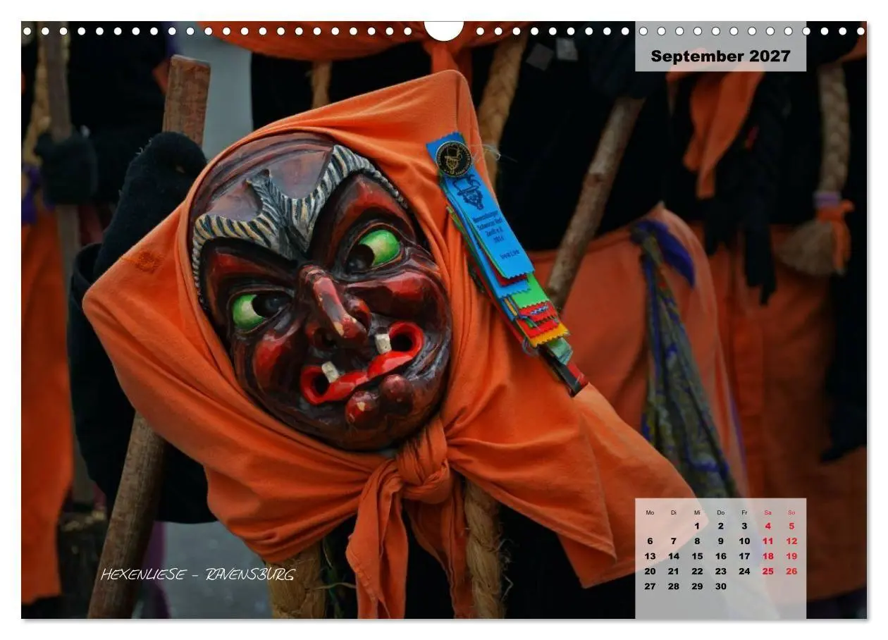 Bild: 9783569986176 | Schwäbisch alemannische Fasnet (Wandkalender 2027 DIN A3 quer),...