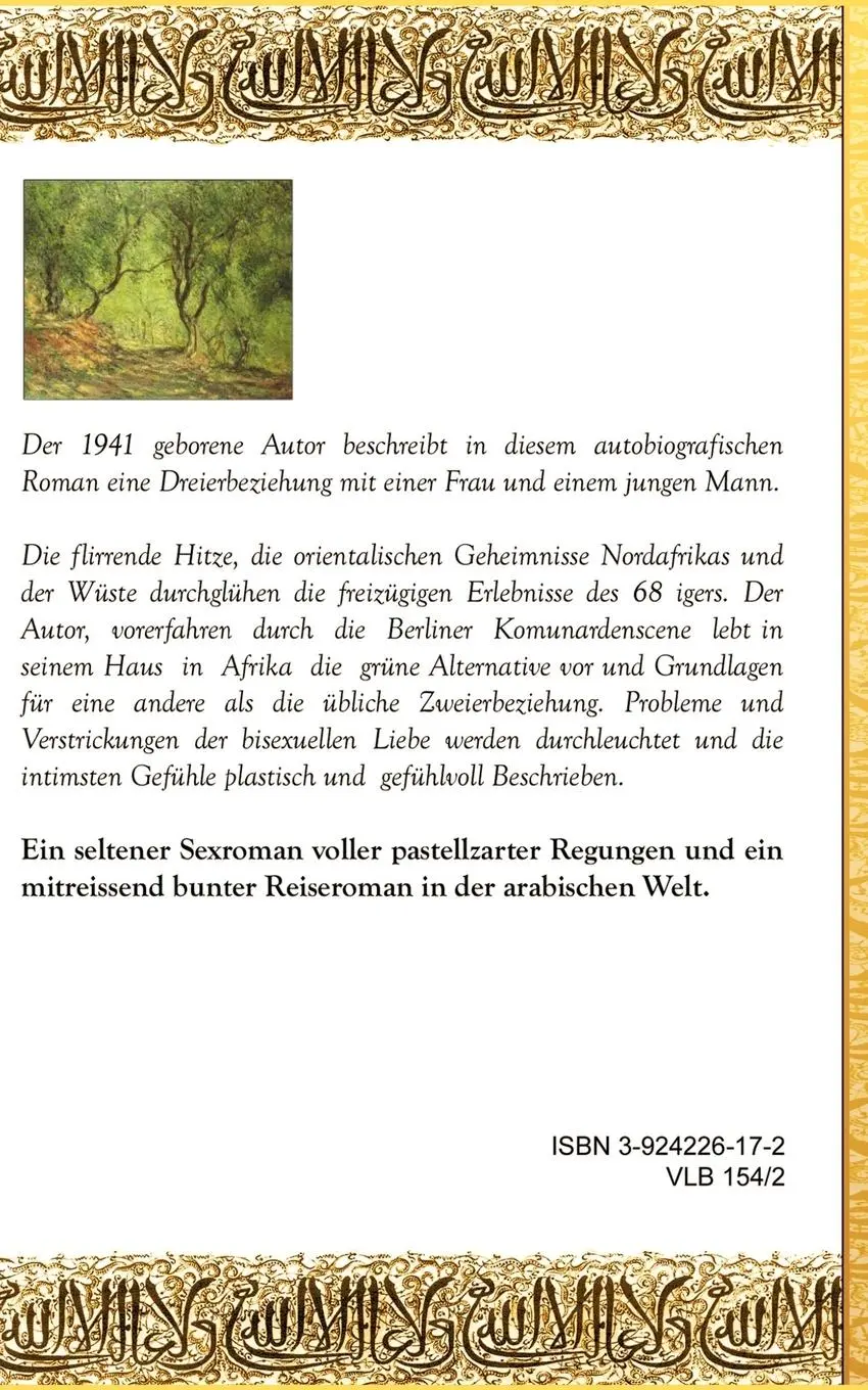 Rückseite: 9783924226176 | Der Olivengarten | Andro | Taschenbuch | 420 S. | Deutsch | 2004