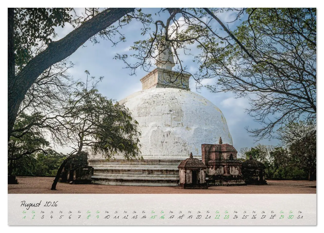 Bild: 9783457316276 | Verliebt in Sri Lanka (Tischkalender 2026 DIN A5 quer), CALVENDO...
