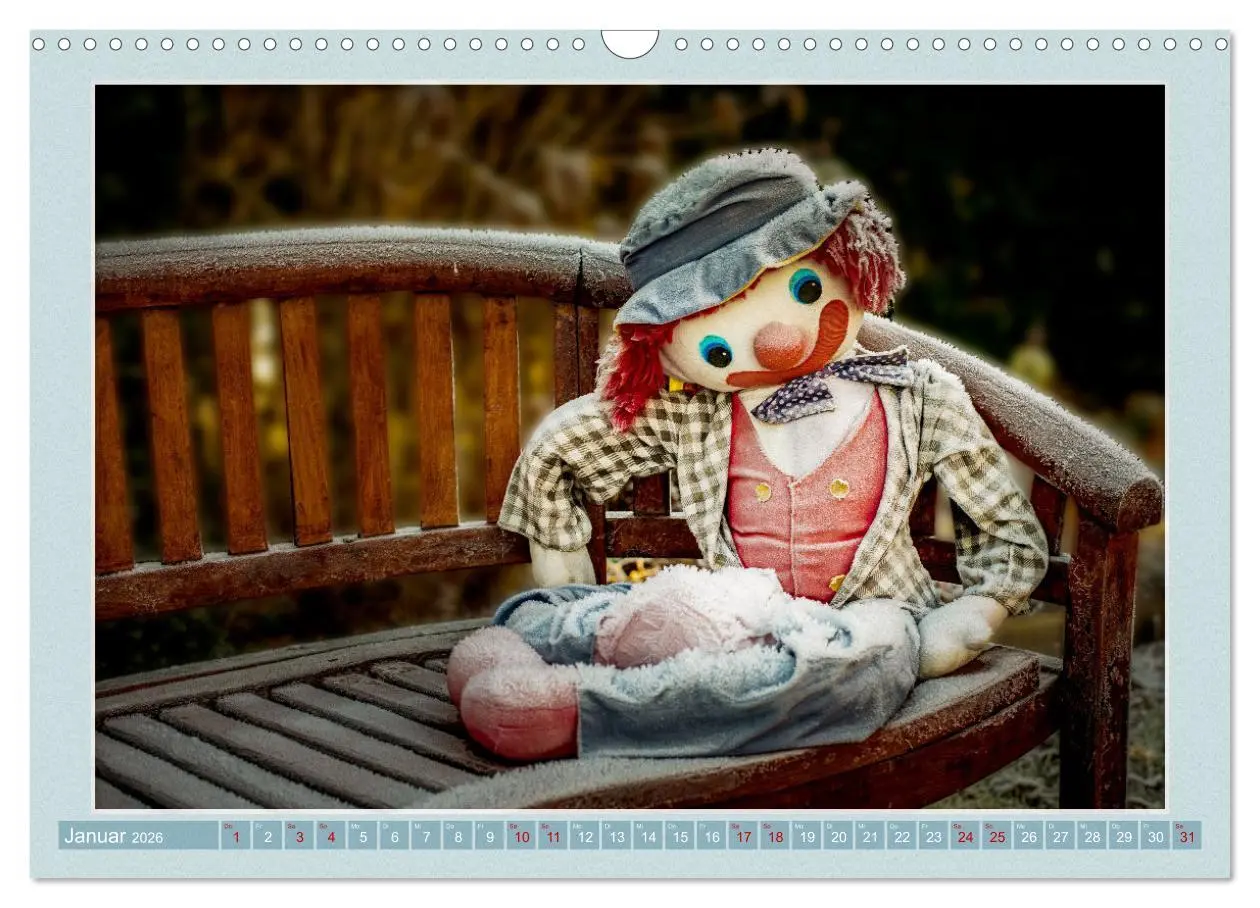 Bild: 9783457556276 | Die Puppengalerie (Wandkalender 2026 DIN A3 quer), CALVENDO...