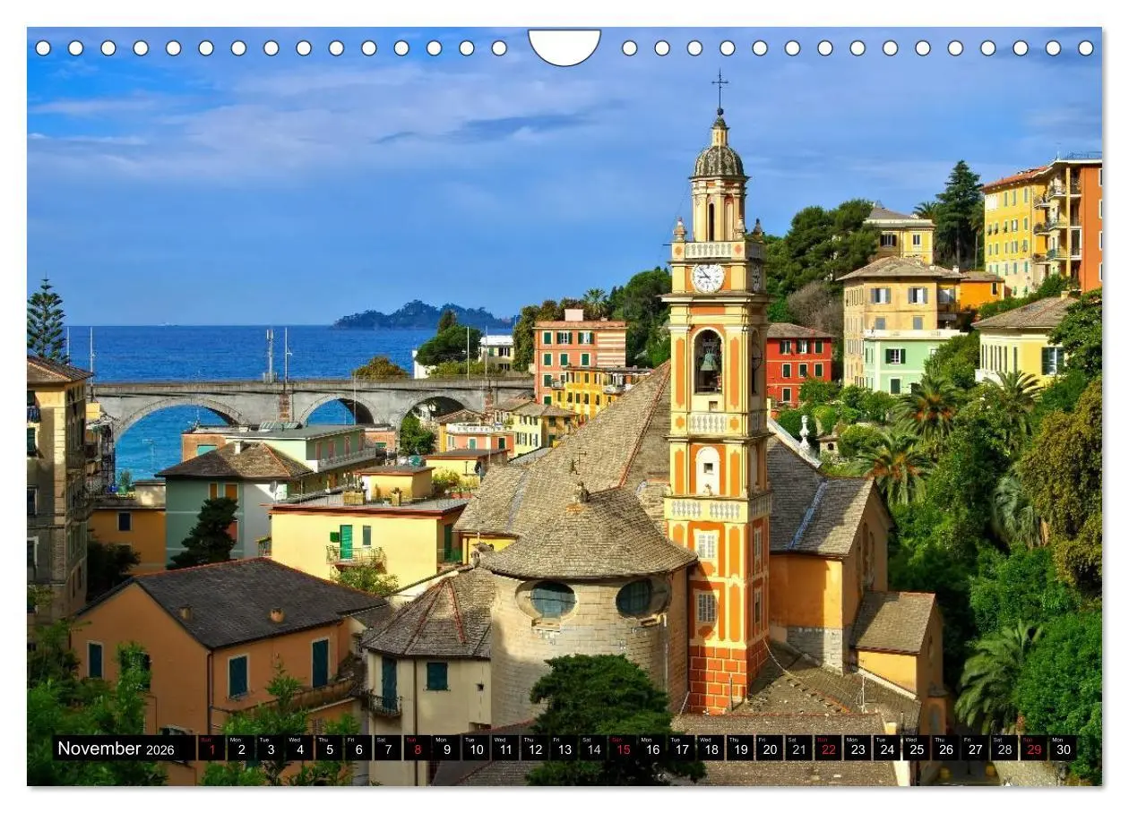 Bild: 9783516576276 | Riviera di Levante The Coast of Liguria (Wall Calendar 2026 DIN A4...