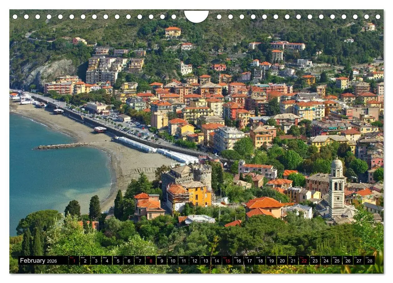 Bild: 9783516576276 | Riviera di Levante The Coast of Liguria (Wall Calendar 2026 DIN A4...