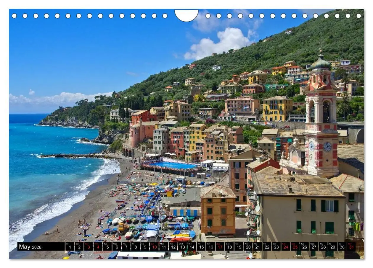 Bild: 9783516576276 | Riviera di Levante The Coast of Liguria (Wall Calendar 2026 DIN A4...