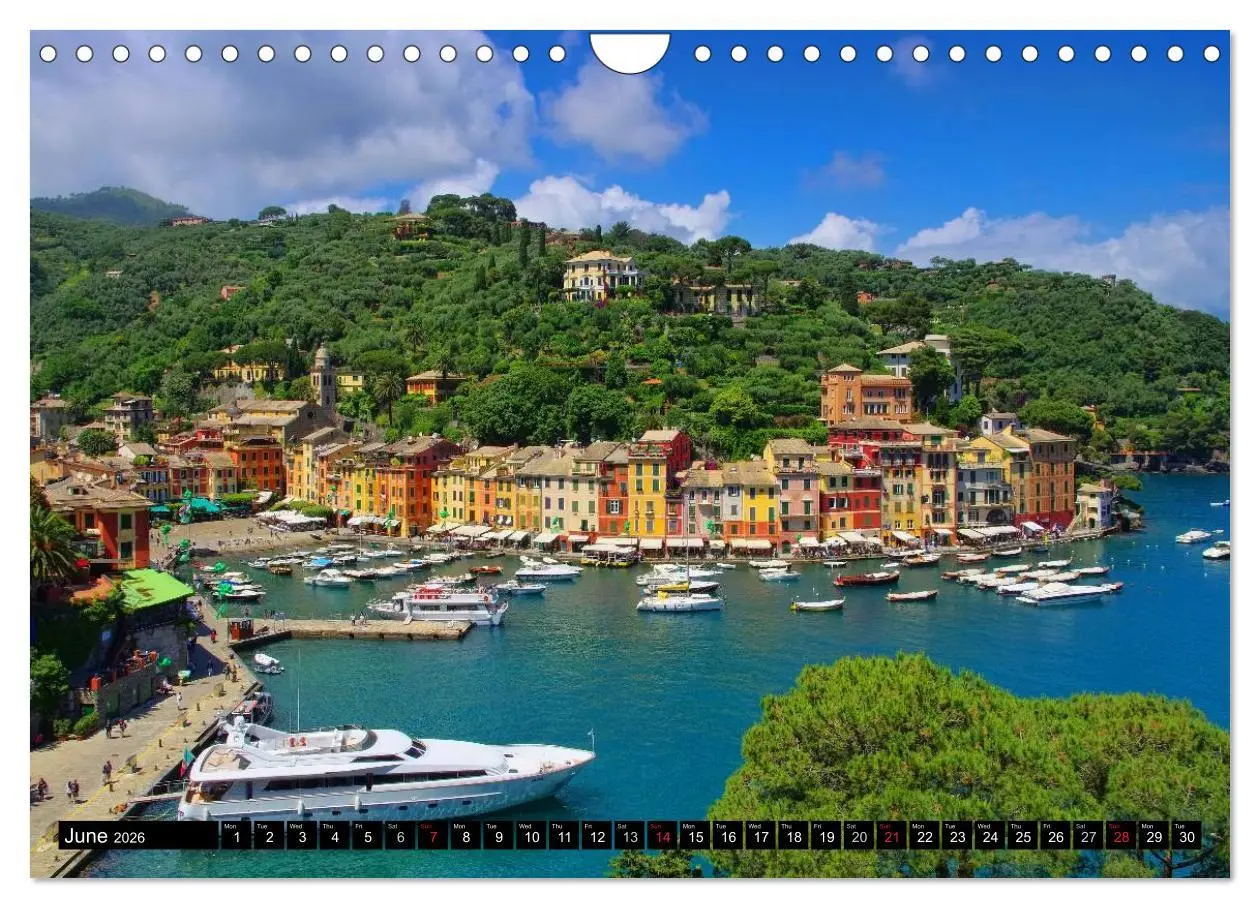 Bild: 9783516576276 | Riviera di Levante The Coast of Liguria (Wall Calendar 2026 DIN A4...