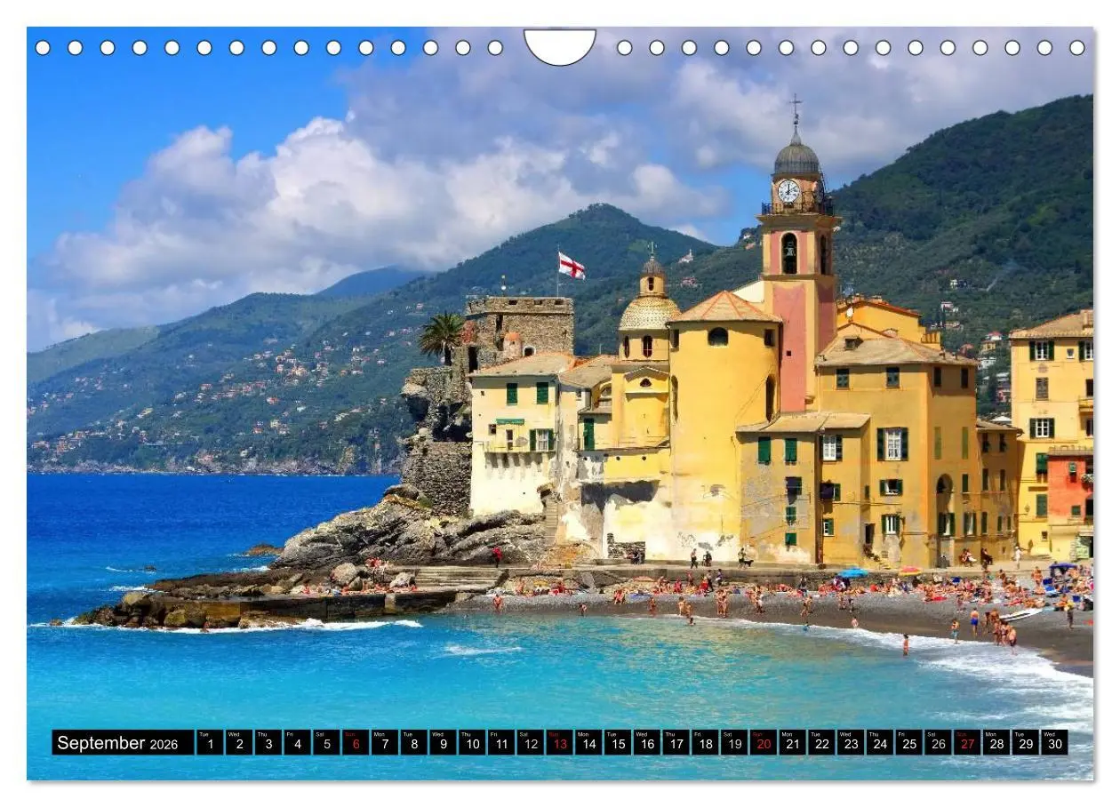 Bild: 9783516576276 | Riviera di Levante The Coast of Liguria (Wall Calendar 2026 DIN A4...