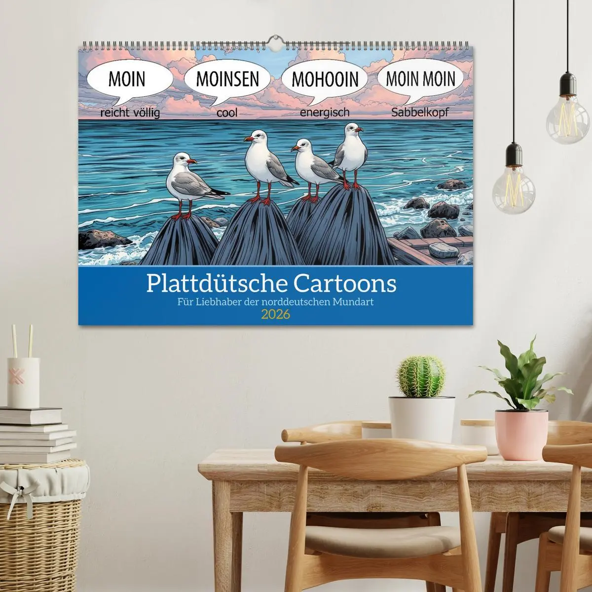 Bild: 9783516646276 | Plattdütsche Cartoons (Wandkalender 2026 DIN A2 quer), CALVENDO...