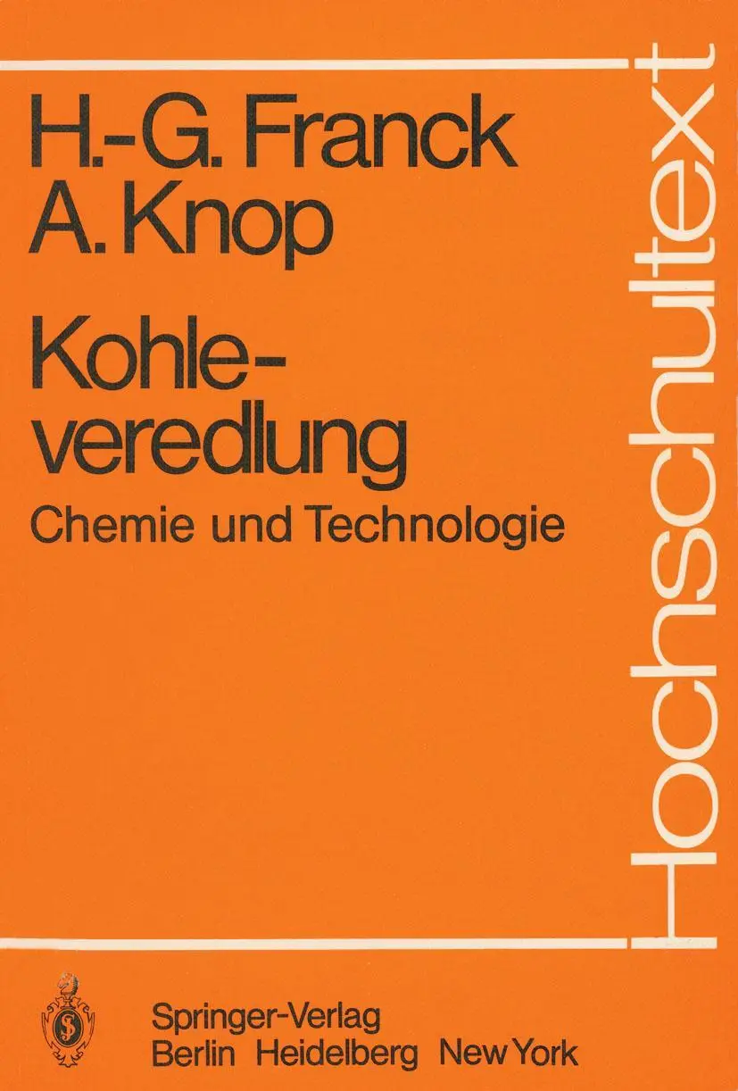 Cover: 9783540096276 | Kohleveredlung | Chemie und Technologie | Heinz-Gerhard Franck (u. a.)