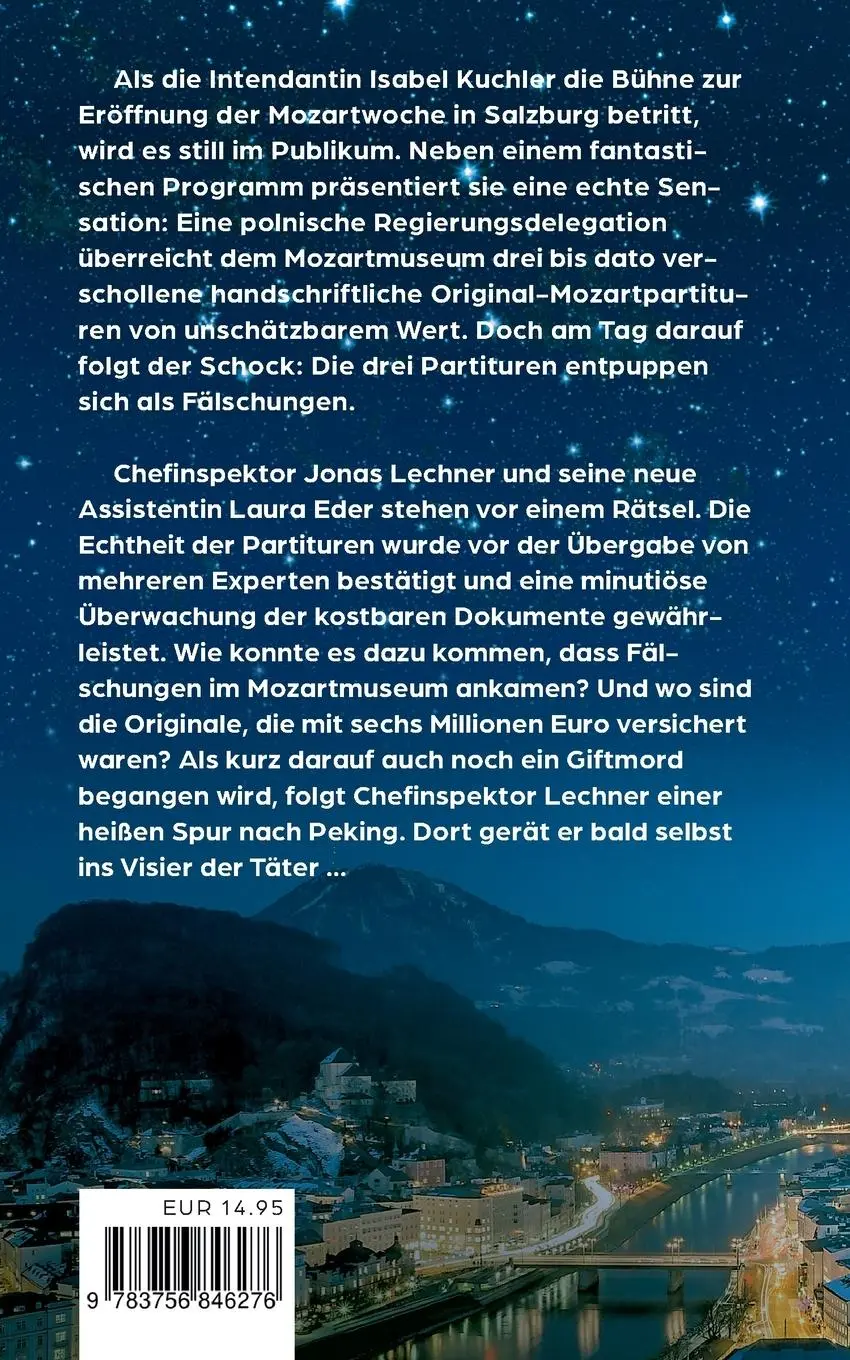 Rückseite: 9783756846276 | Im Schatten des Mönchsbergs | Ein Salzburgkrimi mit Musikbegleitung