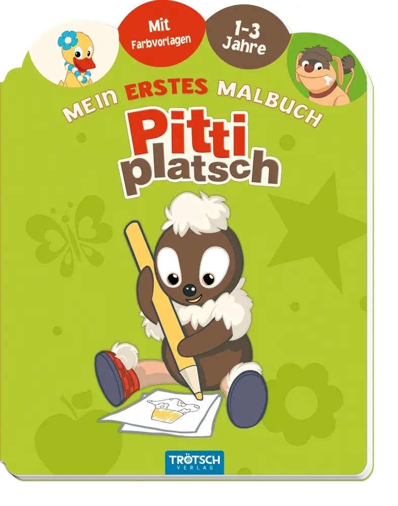 Cover: 9783957746276 | Trötsch Mein erstes Malbuch Pittiplatsch | Taschenbuch | Deutsch