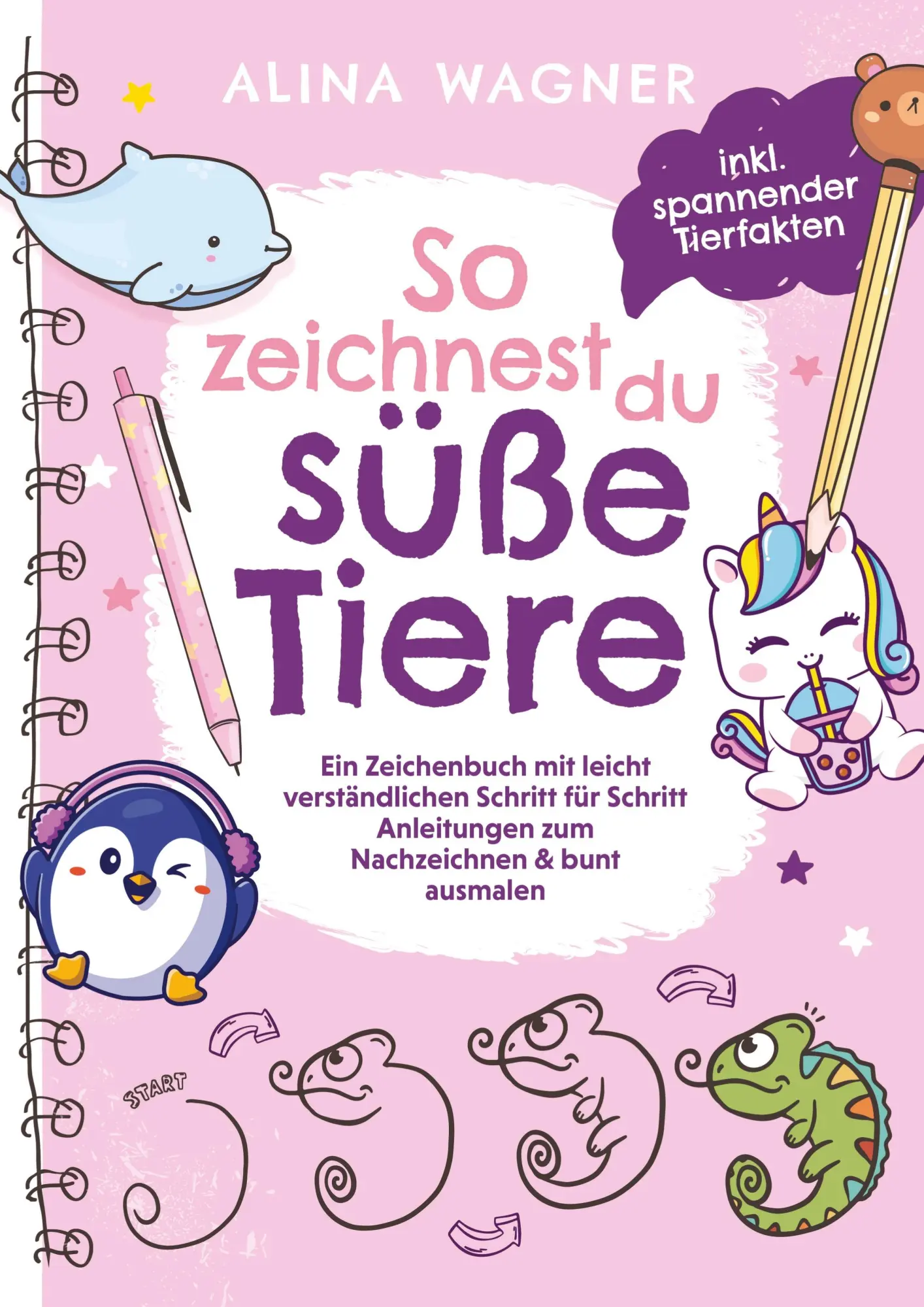 Cover: 9789403706276 | So zeichnest du süße Tiere | Alina Wagner | Taschenbuch | Paperback