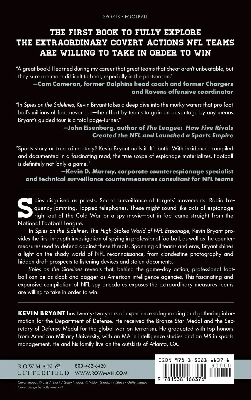 Rückseite: 9781538166376 | Spies on the Sidelines | The High-Stakes World of NFL Espionage | Buch