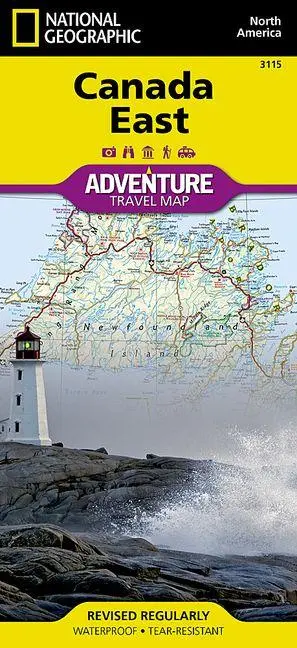 Cover: 9781566956376 | Canada East Map | National Geographic Maps | (Land-)Karte | Englisch