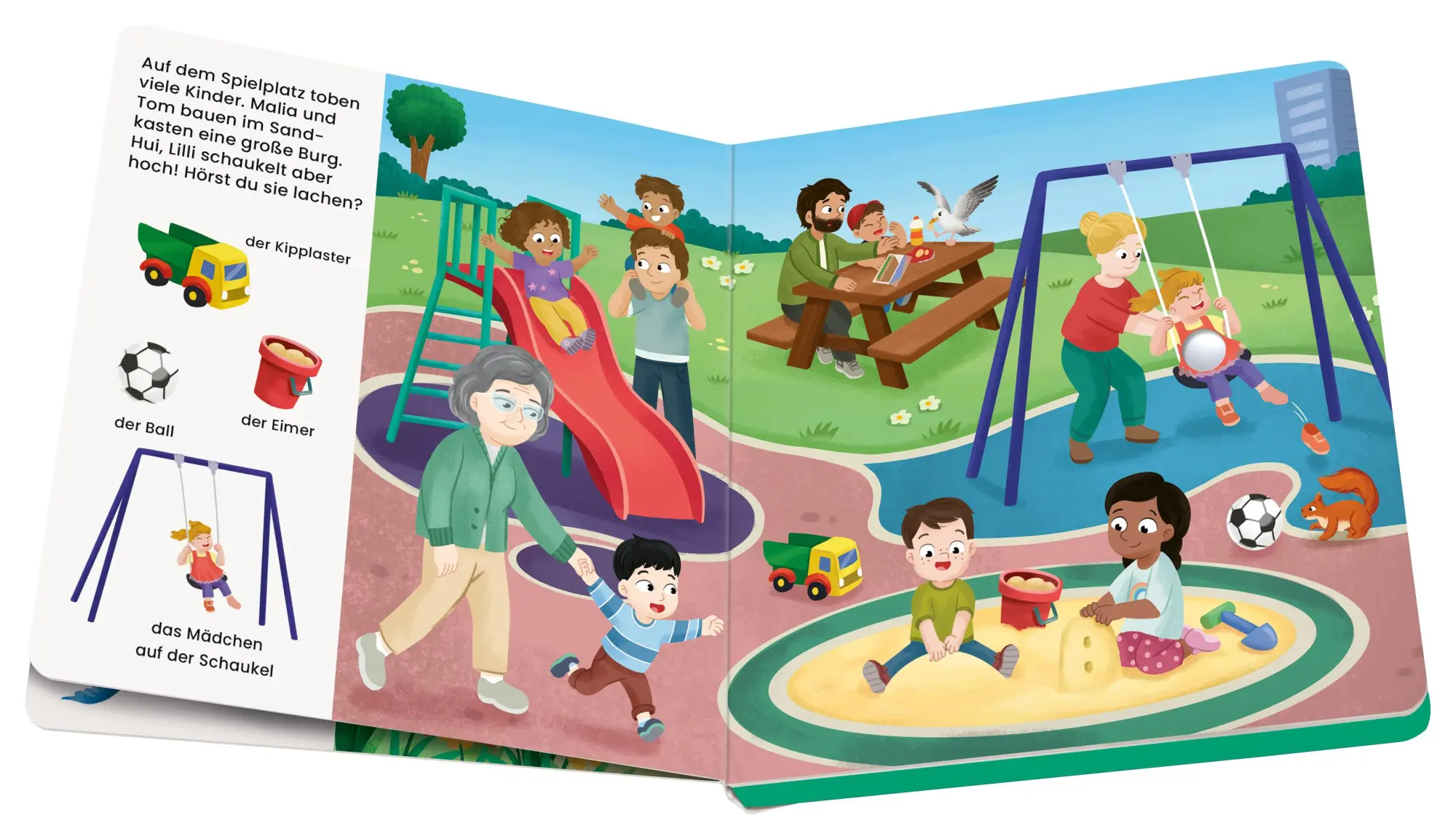 Bild: 9783473456376 | Play+ Mein allererstes Soundbuch Im Park - ab 12 Monate | Maria Höck