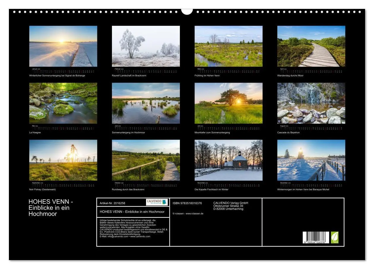 Bild: 9783516016376 | HOHES VENN - Einblicke in ein Hochmoor (Wandkalender 2026 DIN A2...