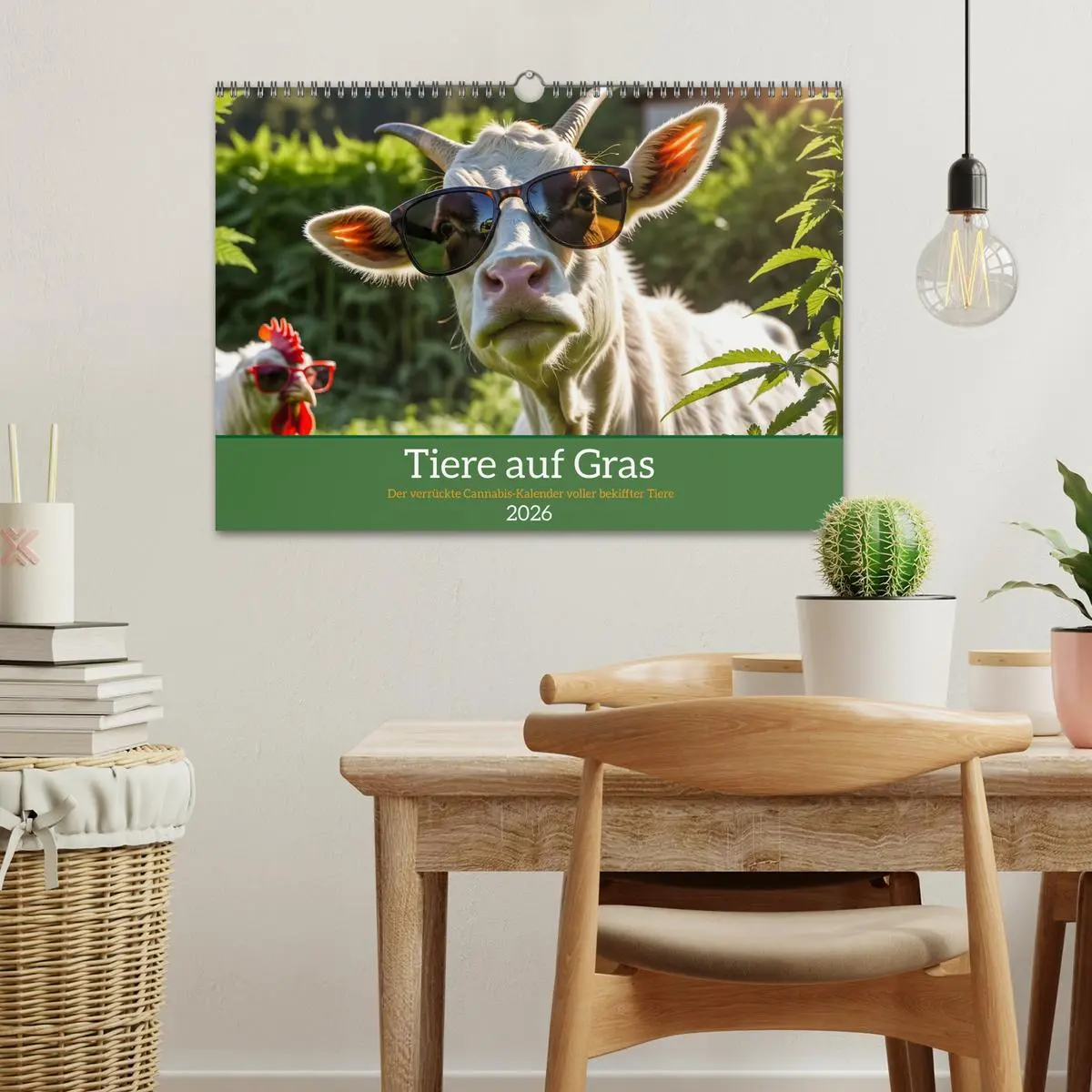 Bild: 9783516636376 | Tiere auf Gras - Der verrückte Cannabis-Kalender voller bekiffter...
