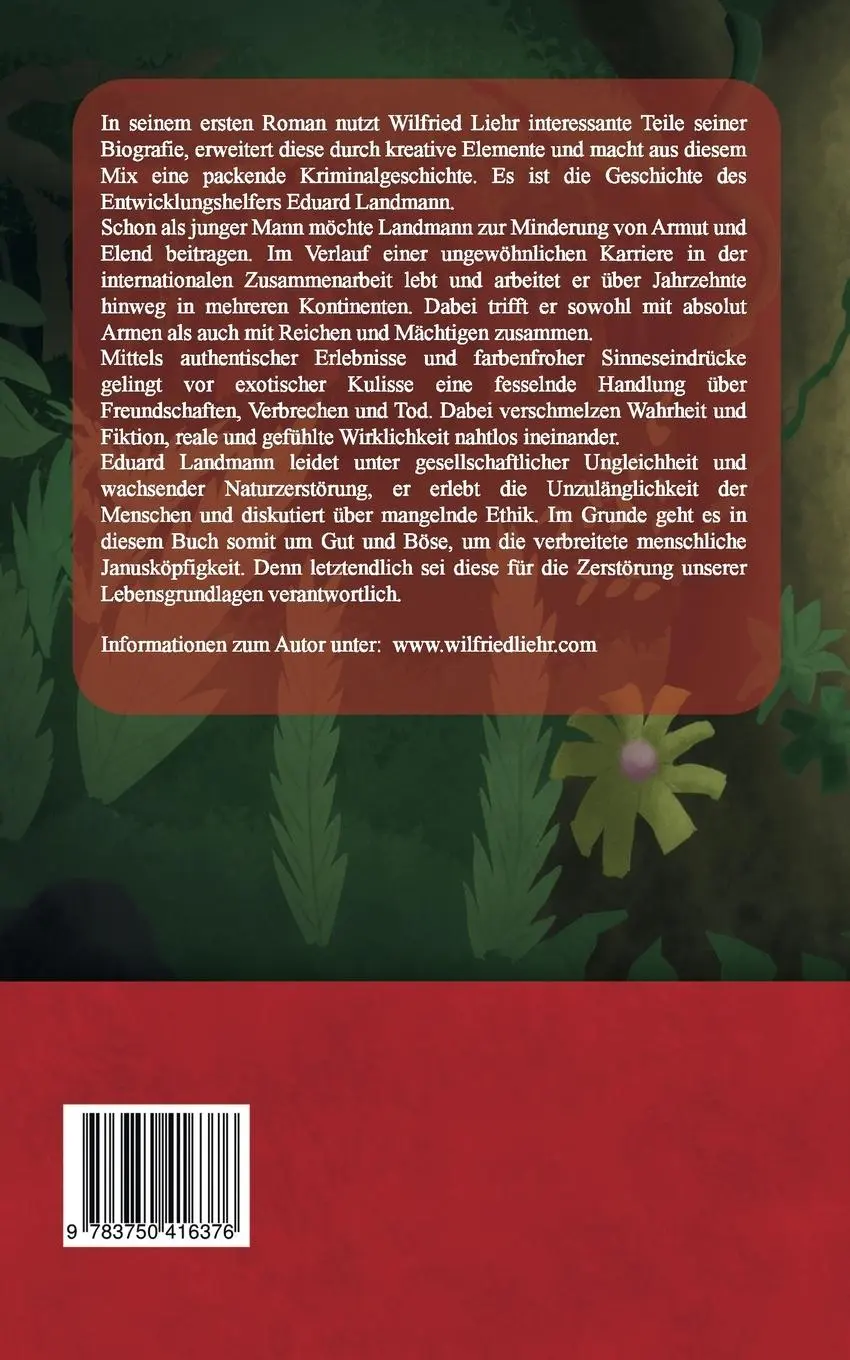 Rückseite: 9783750416376 | Karminrot | Wilfried Liehr | Taschenbuch | 428 S. | Deutsch | 2020